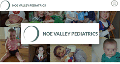 Desktop Screenshot of noevalleypediatrics.com